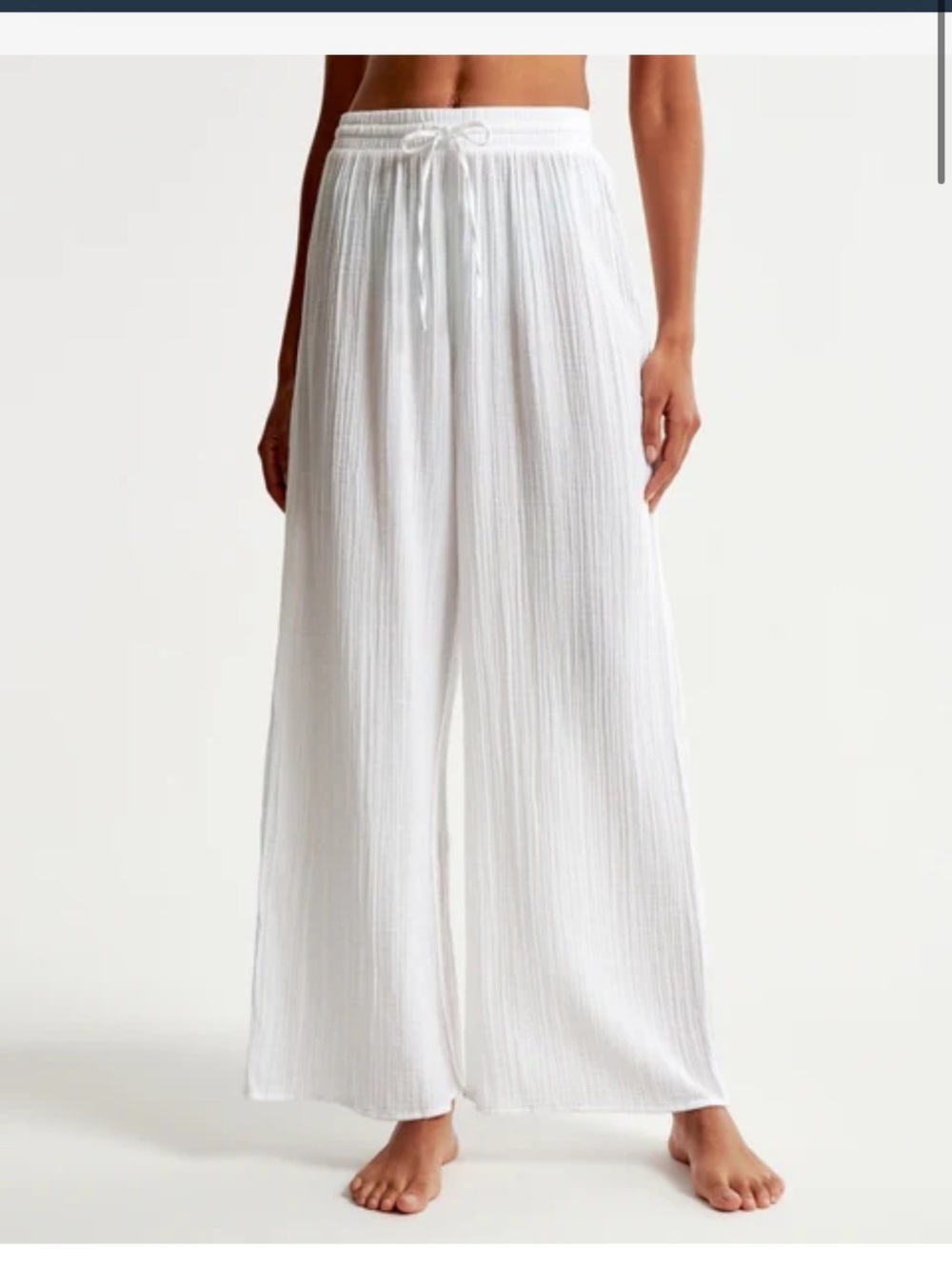 Abercrombie & Fitch Gauzy Beach Coverup Pant - Picture 2 of 7